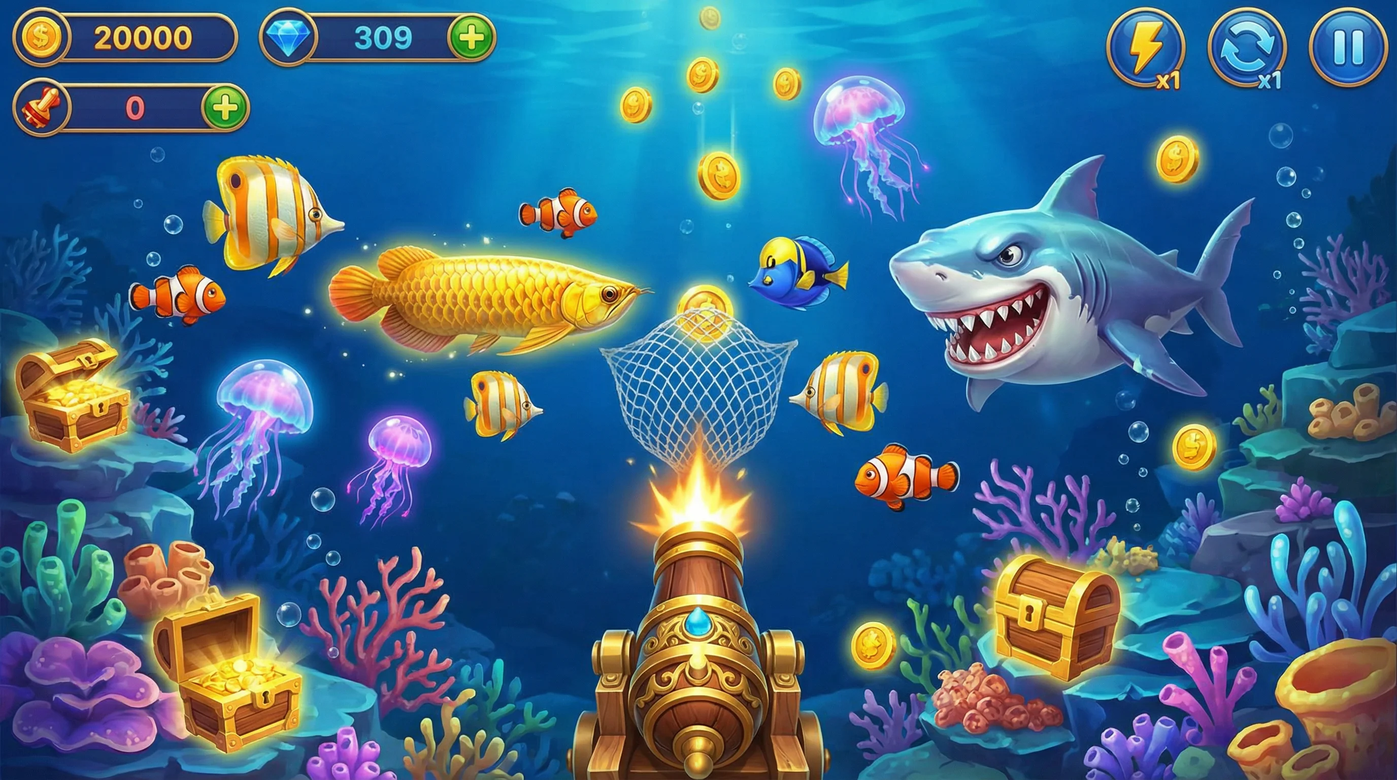 赏金女王平台捕鱼游戏试玩