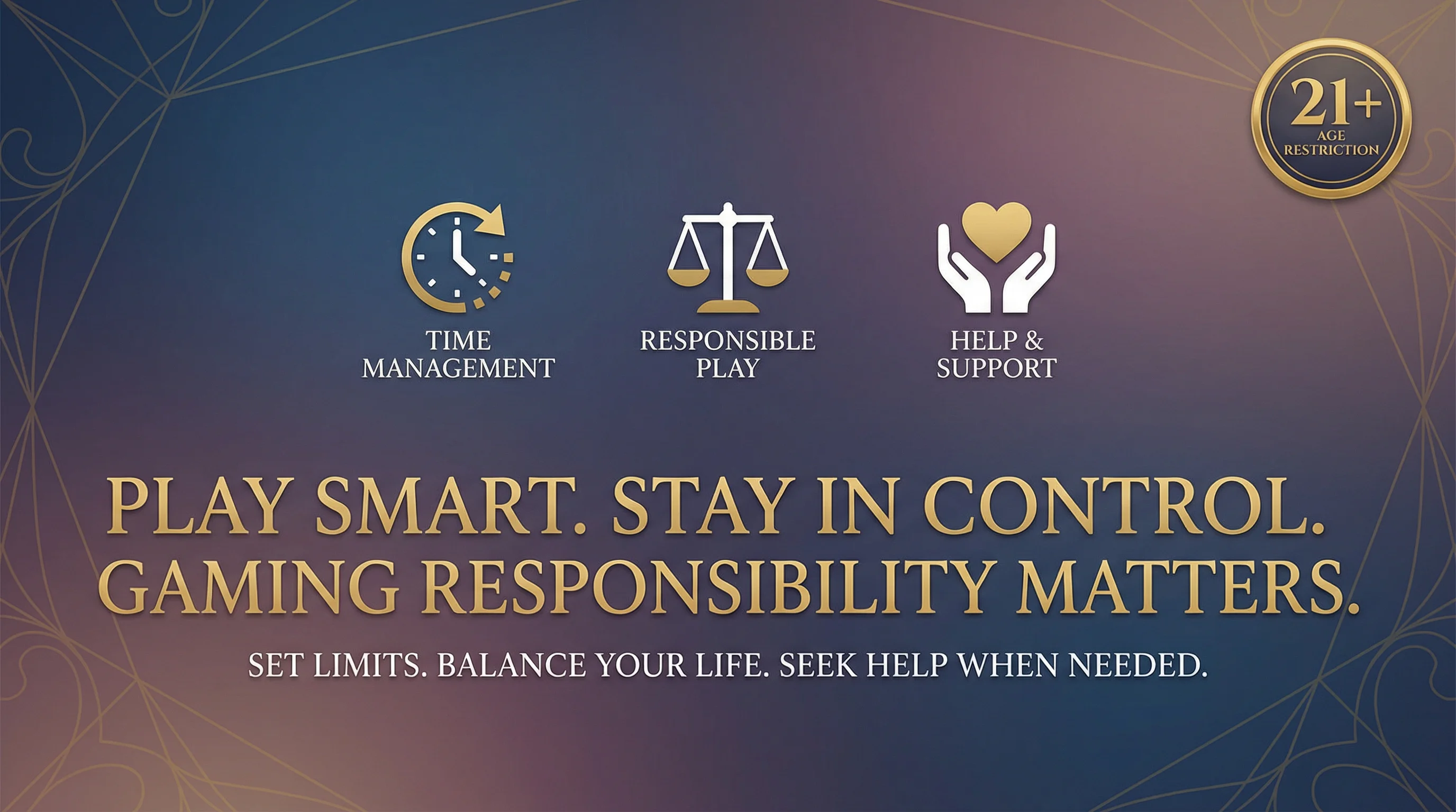 赏金女王负责任博彩宣传图